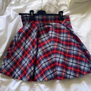 Vintage Plaid Tennis Skirt